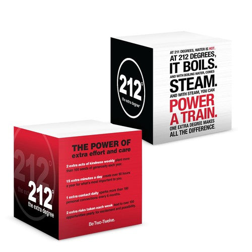212 the extra degree NoteCube (Pack of 12)