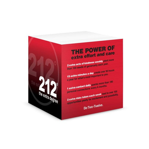 212 the extra degree NoteCube (Pack of 12)