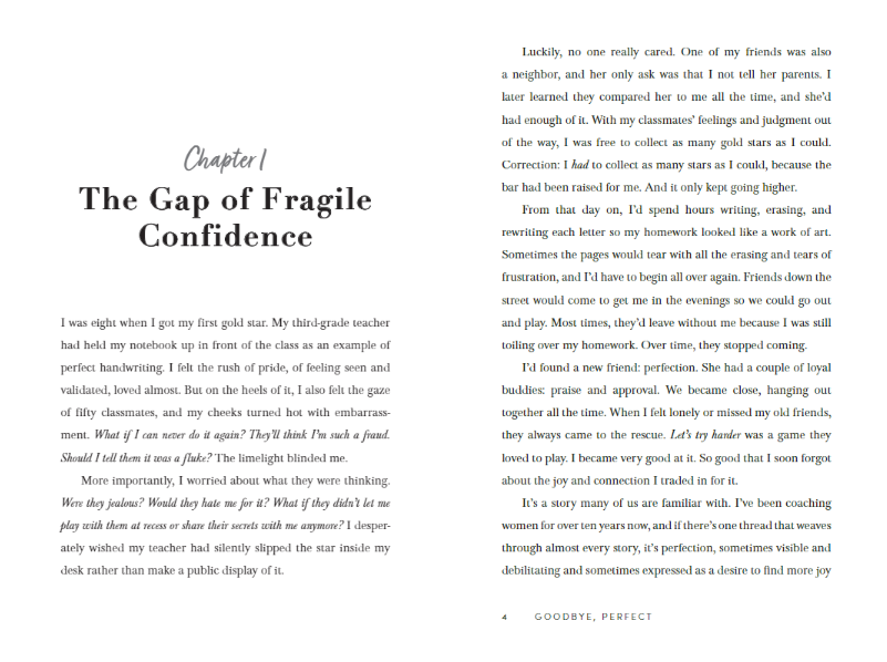 Goodbye, Perfect - How to Stop Pleasing, Proving, and Pushing for Othe ...